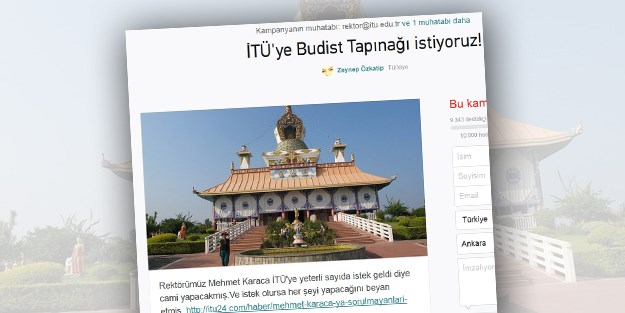 Студентам Стамбула нужен буддийский храм, а не мечеть