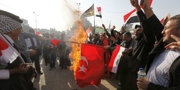 В Багдаде прошла антитурецкая демонстрация