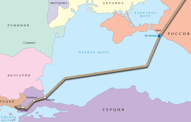 Первые трубы “Турецкого потока” легли на дно Черного моря