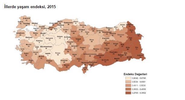 Лучшие провинции Турции для жизни в 2015 году