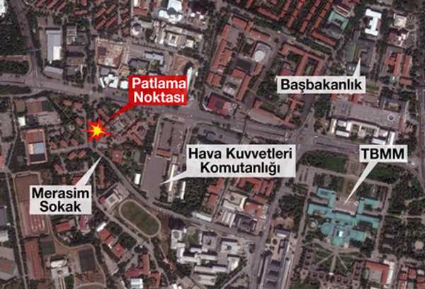 Мощный взрыв в Анкаре