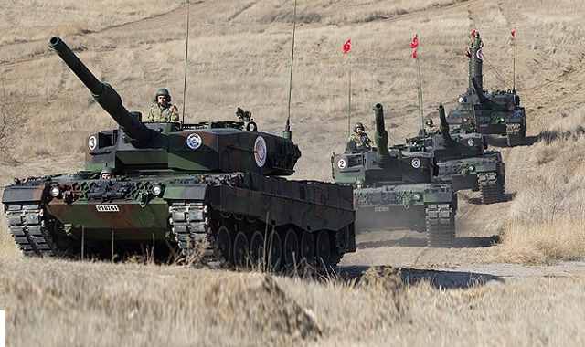 Турция использовала танки в Сирии
