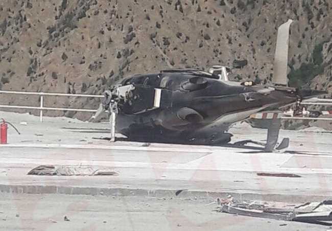 Вертолет с главой DSİ потерпел крушение