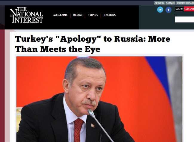 Турецкое «извинение» России: больше, чем кажется на первый взгляд