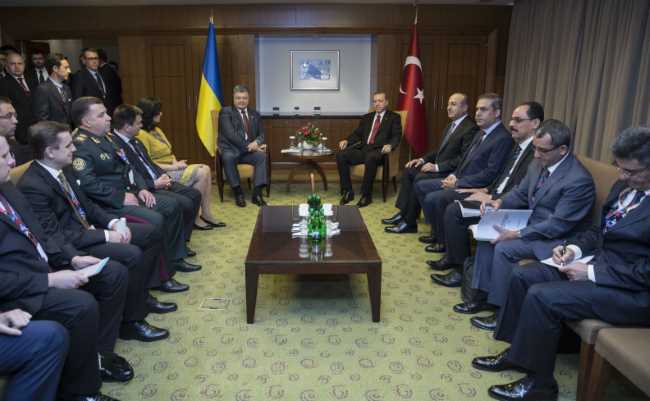 Эрдоган и Порошенко договорились о встрече в Киеве