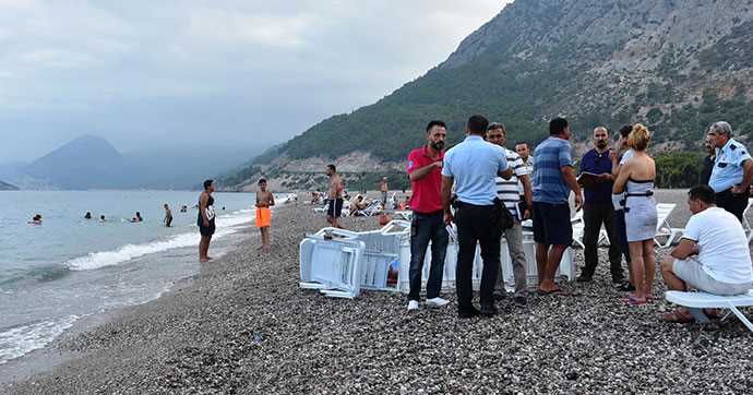 Гражданин Азербайджана утонул на пляже в Анталии