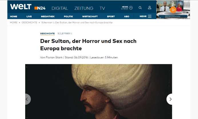 Сулейман — султан, принесший ужас и секс в Европу