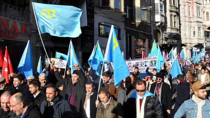 «Крымская акция протеста» прошла в Стамбуле