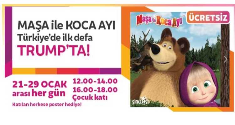 Маша и Медведь будут развлекать детей Стамбула