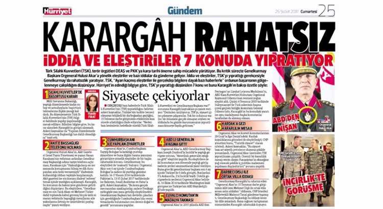 Эрдоган обвинил издание Hürriyet в подстрекательстве