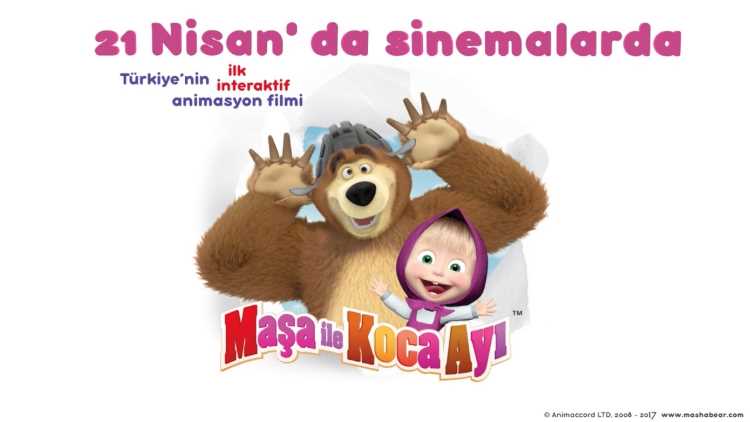 «Маша и Медведь» в турецких кинотеатрах с 21 апреля