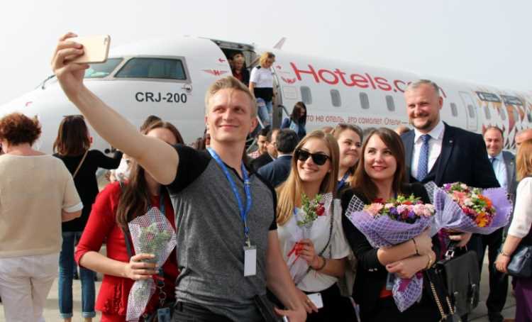 Самсун принял первый регулярный рейс из Краснодара
