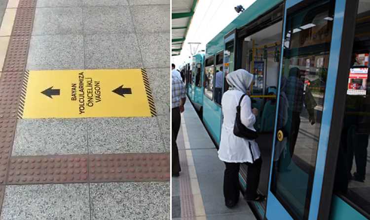 В Бурсе сделали вагоны метро только для женщин