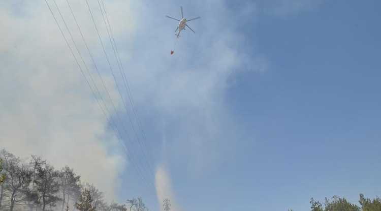 Пожарный вертолет потерпел крушение в Измире