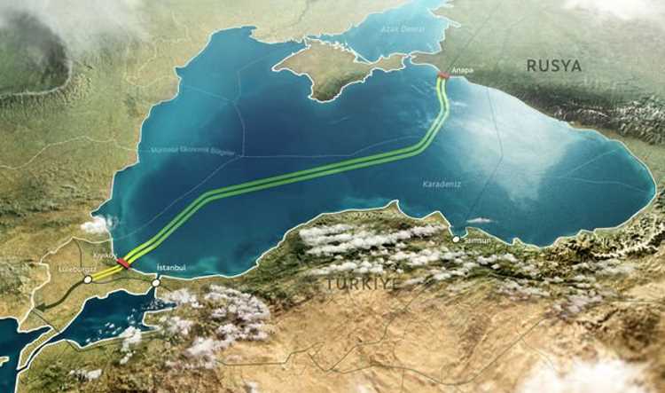 «Турецкий поток» достиг берегов Турции