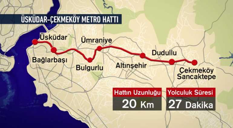 Первая линия беспилотного метро запущена в Стамбуле