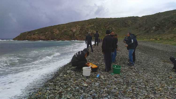 Шторм помог рыбакам в Измире наловить сибаса