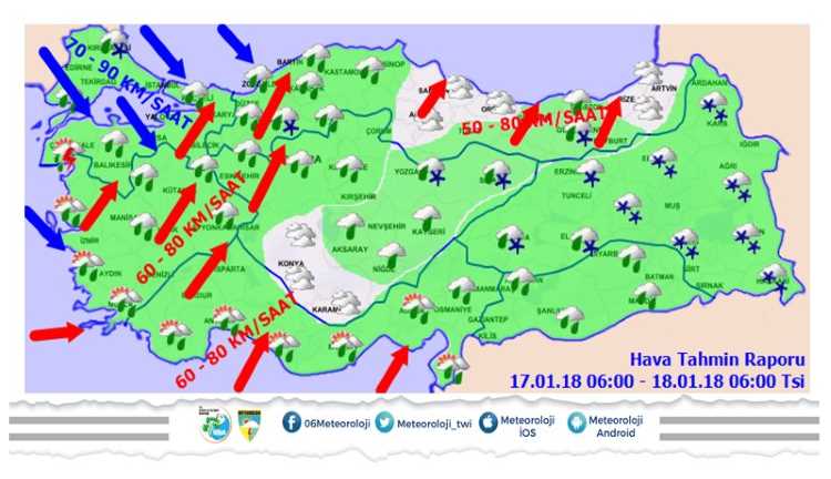 Турция во власти ураганных ветров