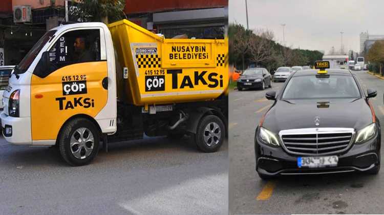 Два необычных турецких такси: от мусора до люкса