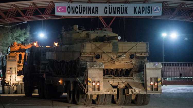 ВС Турции вводят танки, бронетехнику и спецназ в Сирию