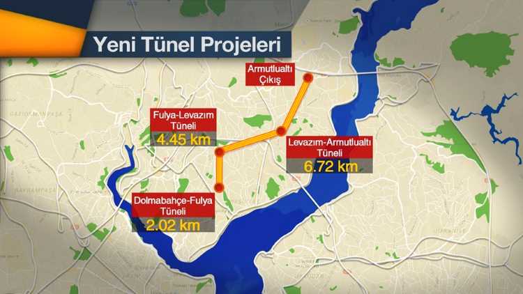 В Стамбуле начато строительство 3 новых туннелей