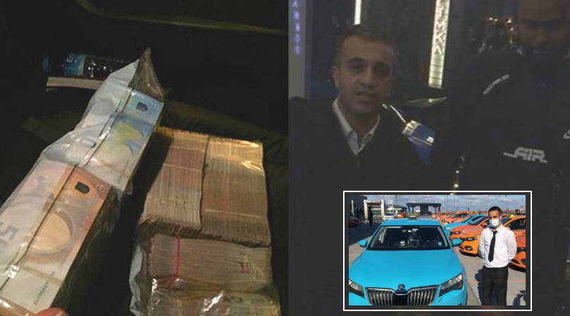 Таксист вернул забытые в машине 300 000 евро