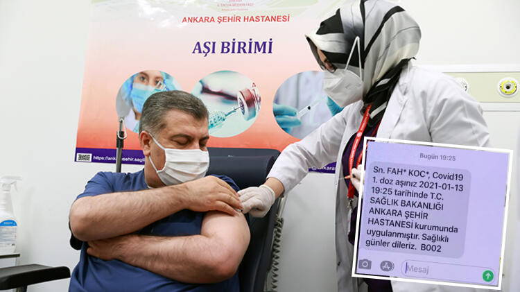 Вакцинация в Турции стартовала с главы Минздрава