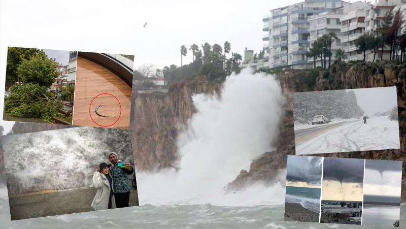 Погода в Анталии: ураган, снег, смерч и наводнение