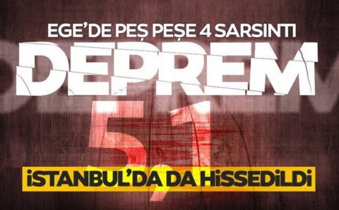 6 землетрясений с утра держат Измир в страхе