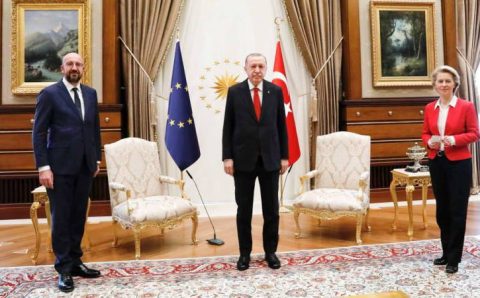 Эрдоган встретился с главами Евросоюза и Еврокомиссии