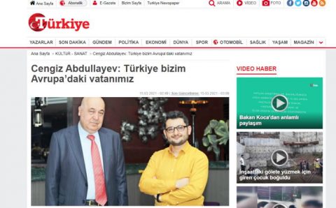 Чингиз Абдуллаев: Турция — наша родина в Европе