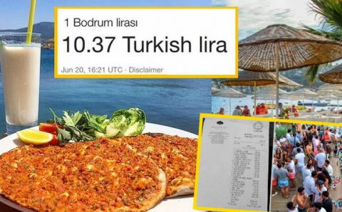 Цены в меню Бодрума снова шокируют жителей Турции