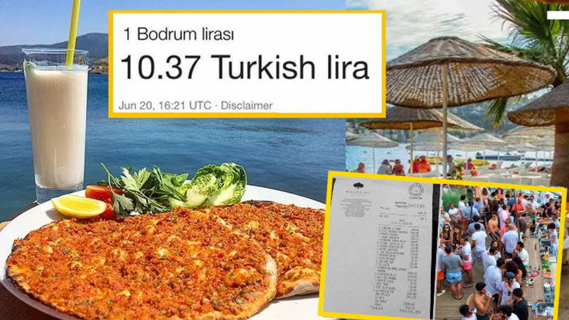 Цены в меню Бодрума снова шокируют жителей Турции