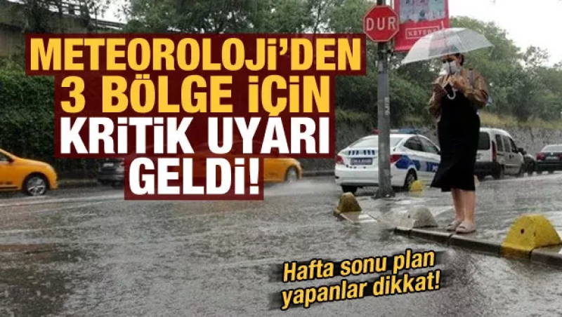 Грозы пройдут по Турции, север в ожидании наводнений