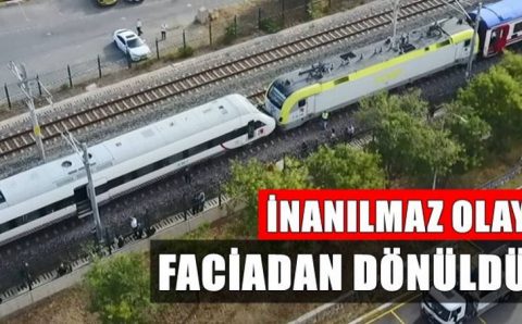 Катастрофы удалось избежать: В Стамбуле столкнулись два поезда