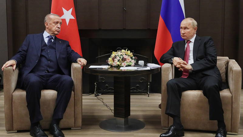 В Сочи завершилась встреча Эрдогана и Путина