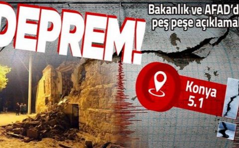 Конья пережила землетрясение 5,1 балла