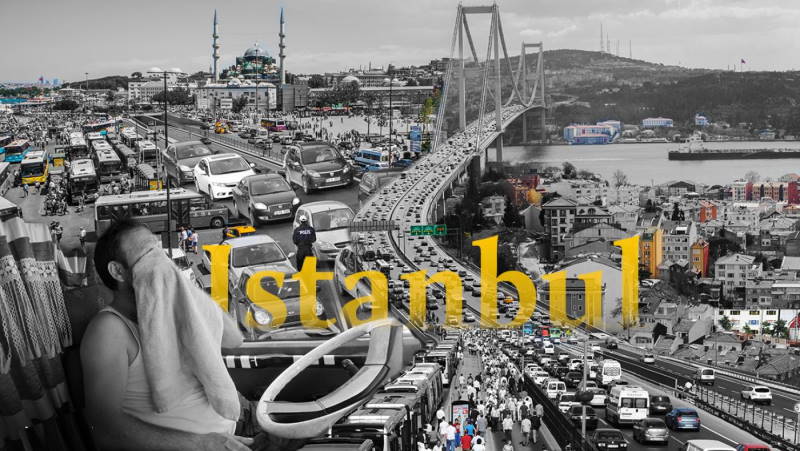 Жители Стамбула в год проводят 153 часа в пробках