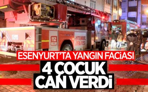 В Стамбуле 4 ребенка погибли в пожаре