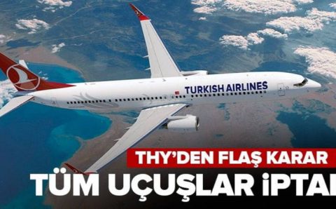 Turkish Airlines отменила все рейсы в Украину