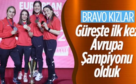 Женская сборная Турции по борьбе стала лучшей в Европе