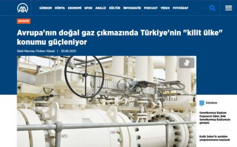 В газовом тупике Европы положение Турции как «ключевой страны» усиливается