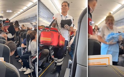 В Турции пассажирка родила ребенка на борту самолета перед взлетом