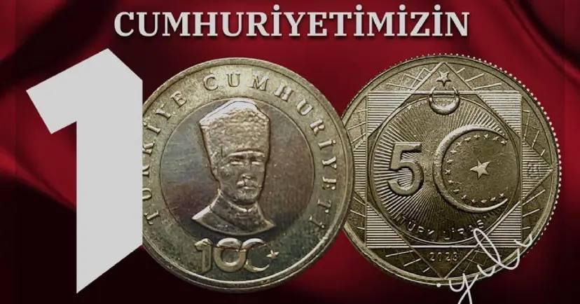В Турции выпустили юбилейные монеты в 5 лир