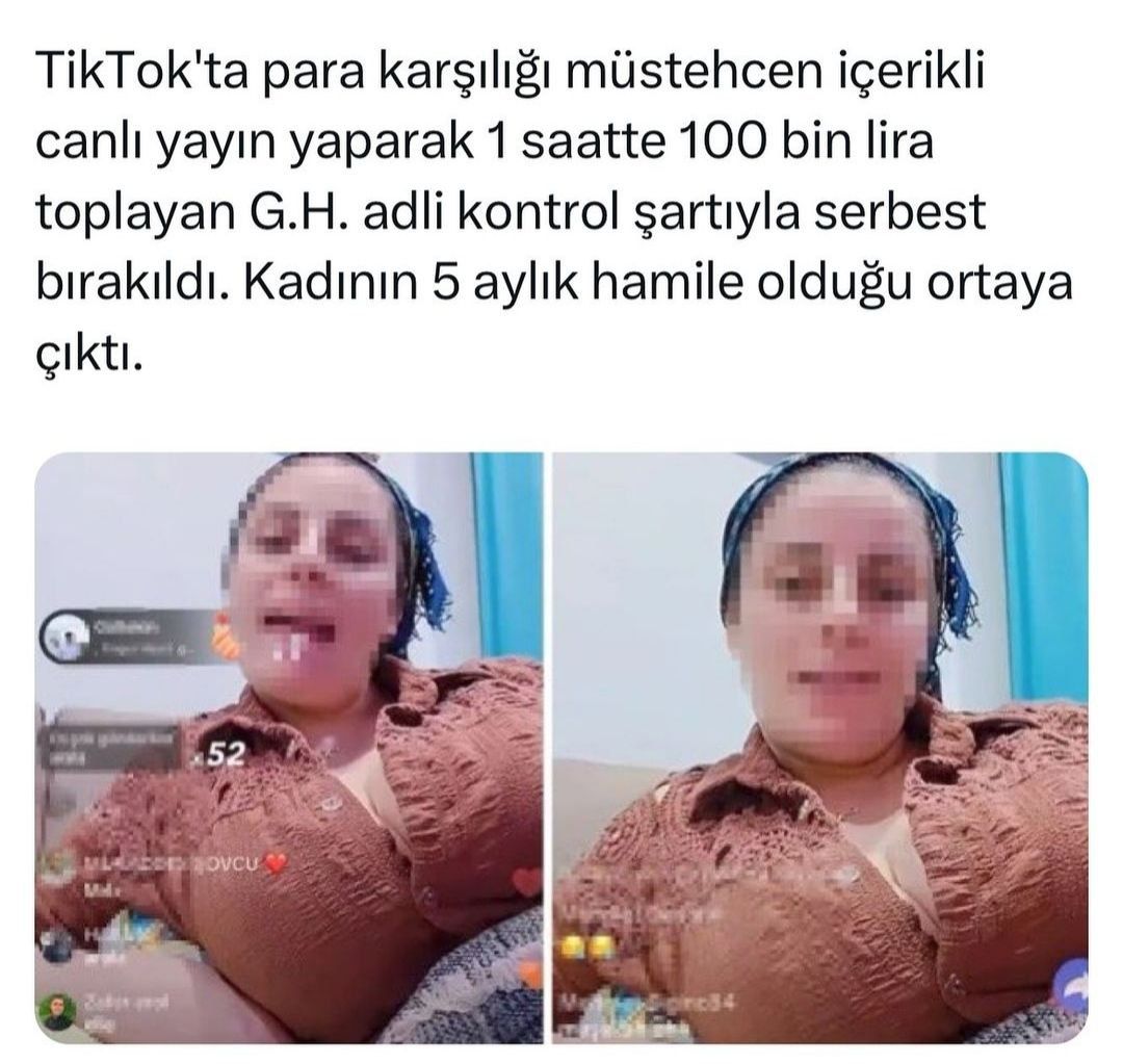 Беременная женщина зарабатывала на непристойностях в TikTok