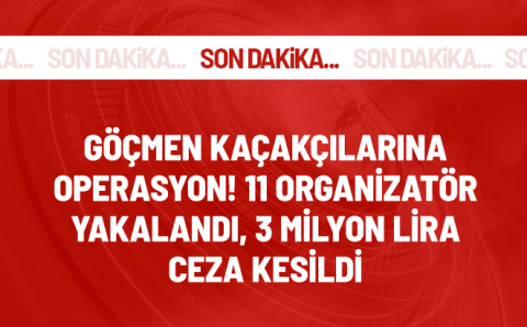 В Измире задержаны 11 контрабандистов и 92 нелегалов