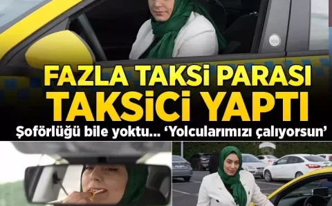 В Стамбуле девушка устала переплачивать за такси, и сама стала таксистом