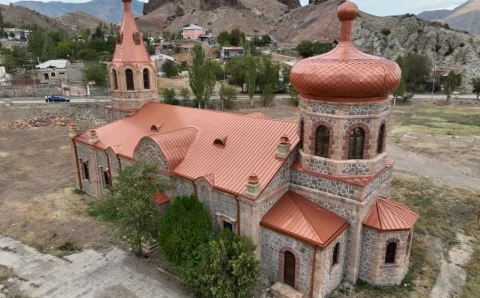 Завершена реставрация исторической Русской церкви на востоке Турции